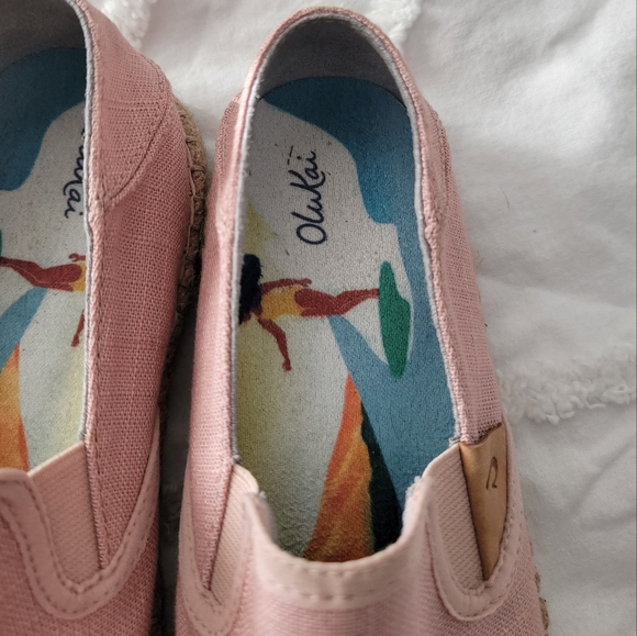 OLUKAI PINK SLIDE ONS WOMEN'S SZ 6.5 - Picture 4 of 7